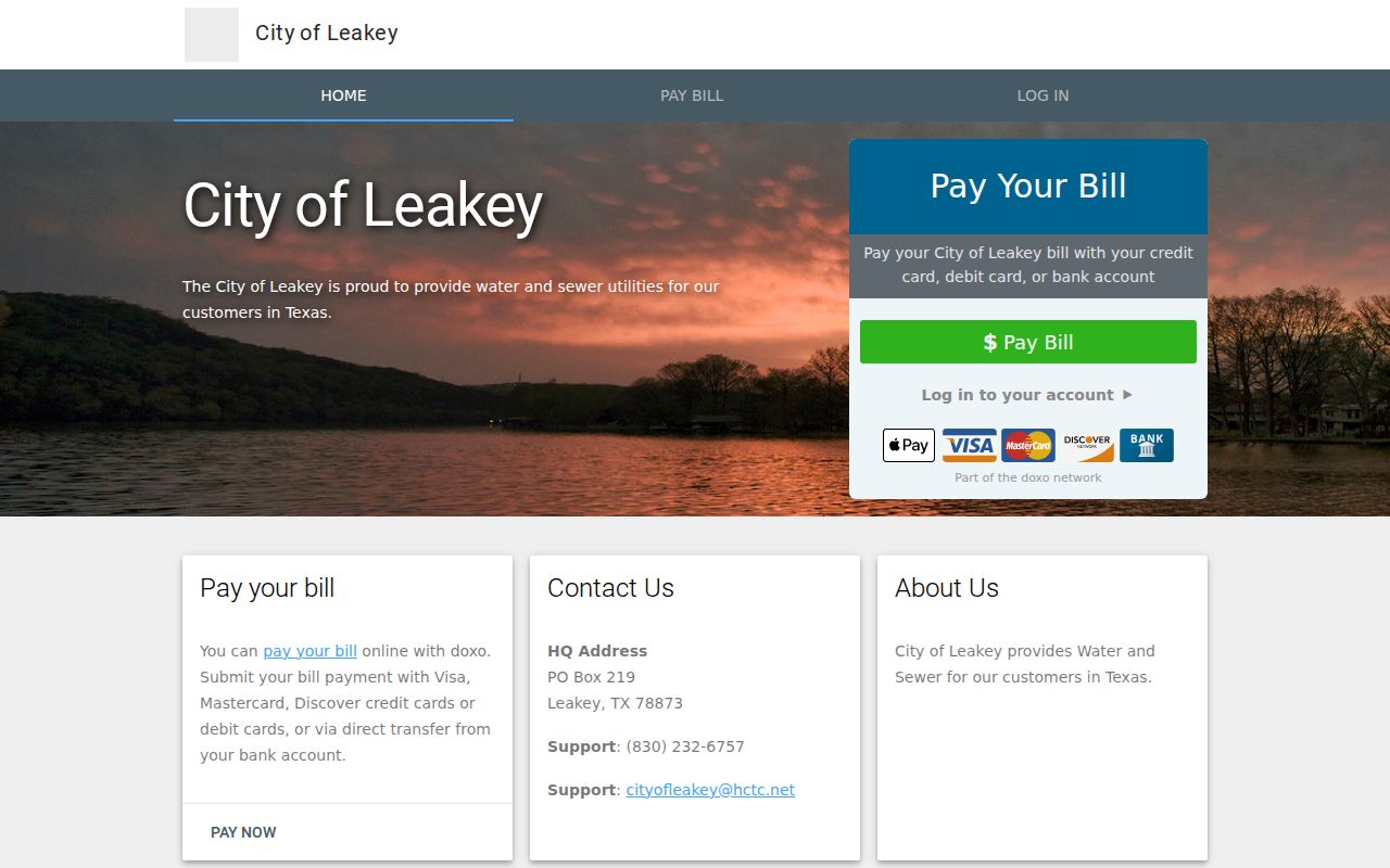 Leakey warrant search: official city contact and municipal service page